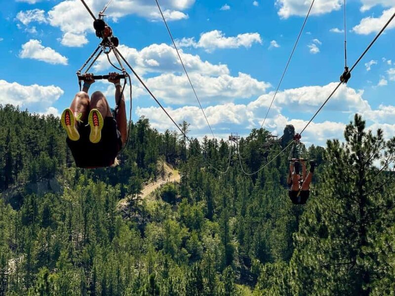 Keystone, SD: Pinnacle Zipline Tour by Mt. Rushmore - Key Points