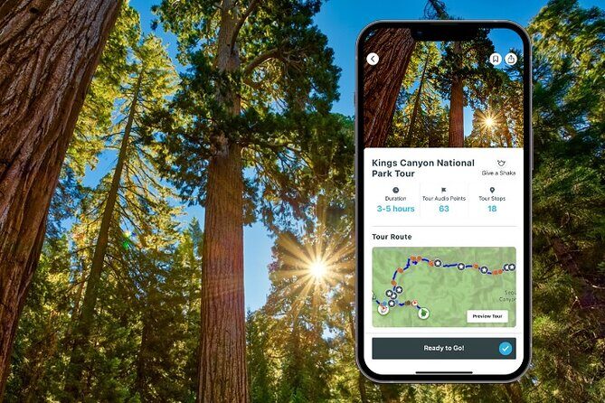 Kings Canyon National Park Self-Guided Audio Tour - Key Points