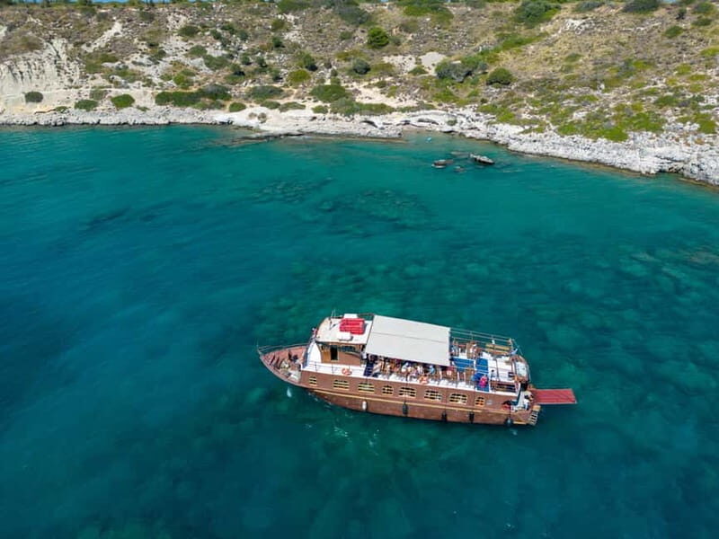 Kolympia : Transfer & Cruise to Lindos with 3 Swimming Stops - FAQs