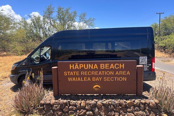 Kona Cruise Ship Excursion Hapuna Beach Day, Petroglyphs & NHS - Key Points