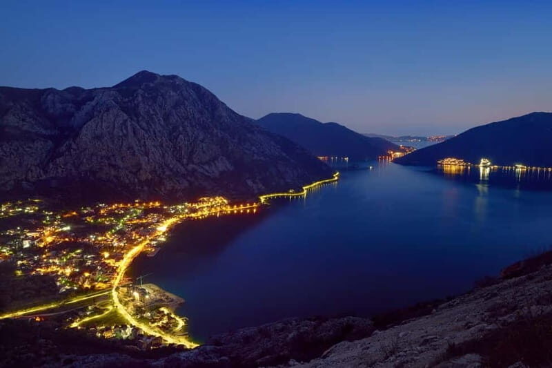 Kotor: Exclusive 2-Hour Night Boat Tour of Boka Bay - Key Points