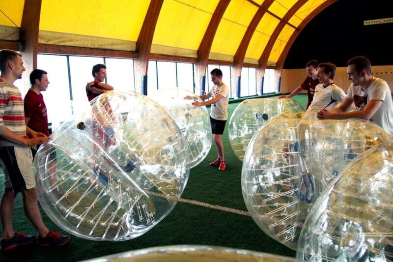 Krakow: 1-hour Bubble Football Game - What to Expect from the Bubble Football Experience
