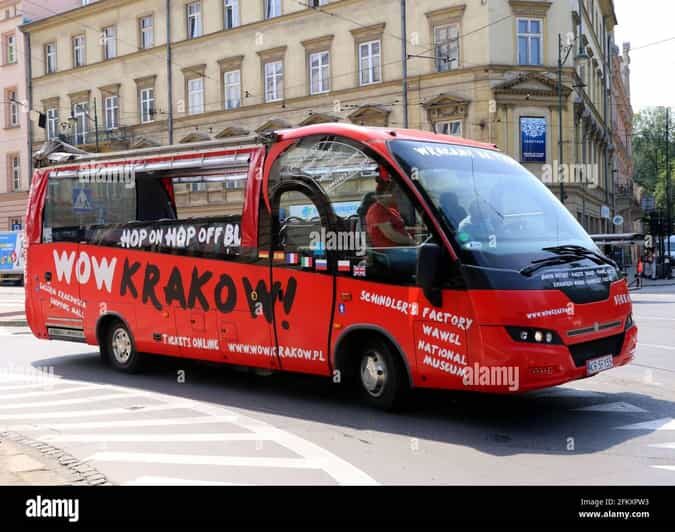 Krakow City SightSeeing hop on hop off bus and city game - How the Bus Ride Feels