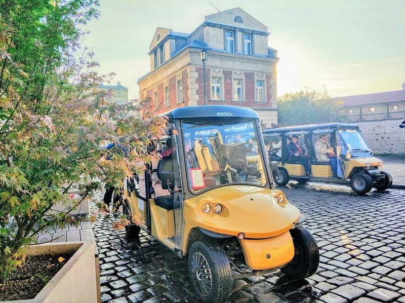 Krakow: Jewish Quarter and Ghetto Sightseeing Golf Cart Tour - Key Points