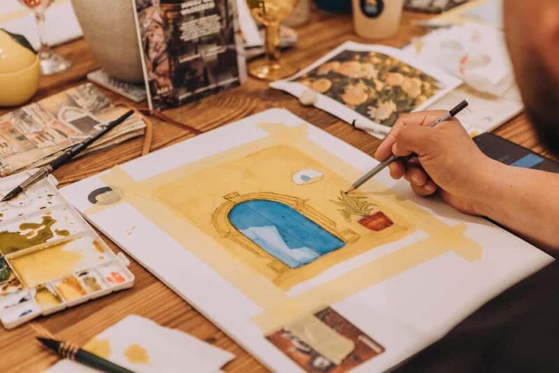 Kraków: Paint Watercolor Postcard with a Local Artist - Who Should Sign Up?