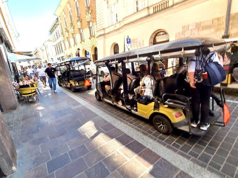 Krakow: Private Panoramic Tour by Golf Cart with Audio Guide - Key Points