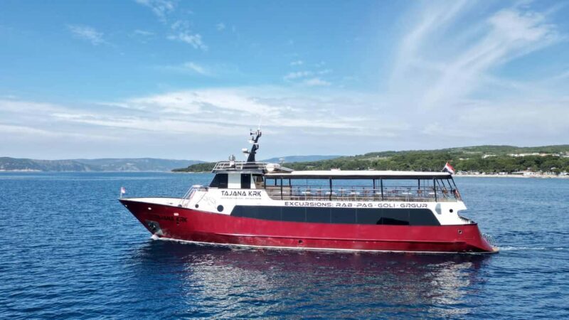 Krk: Boat Trip to Rab & Pag with Sightseeing & Swimming - Key Points