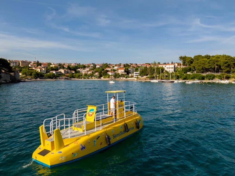 Krk: Yellow Semi-Submarine Tour - Key Points