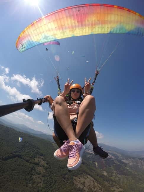 Krushevo: Tandem Paragliding Flights - The Flight: Up in the Air