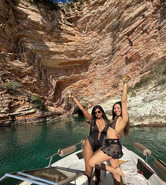 Ksamil Pigeon Cave Snorkeling free Drinks Speedboat In Group - Key Points