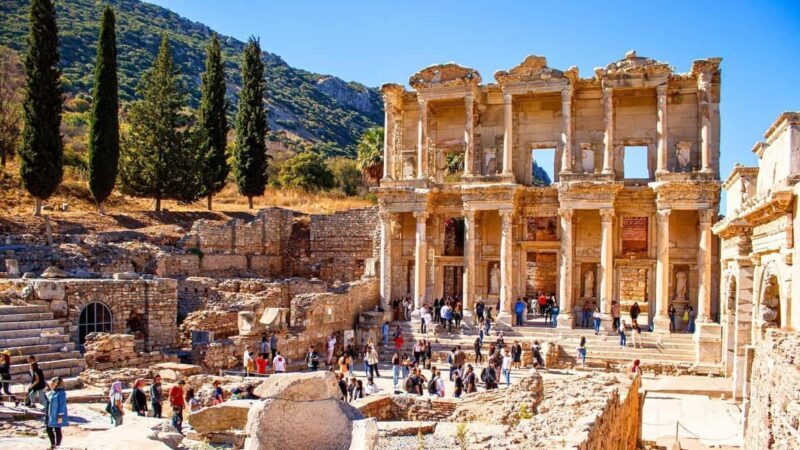 Kuadas port: Ephesus Guided Tour with Turkish Food Tasting - Key Points