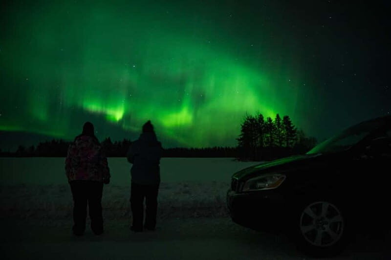 Kuhmo: Aurora Hunting by Car - Transportation and Group Size