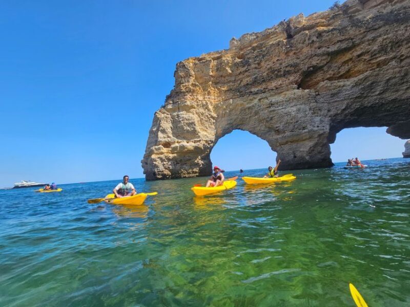 Lagoa: Benagil Cave and Marinha Beach Guided Kayaking Tour - Weather and Cancellation Considerations