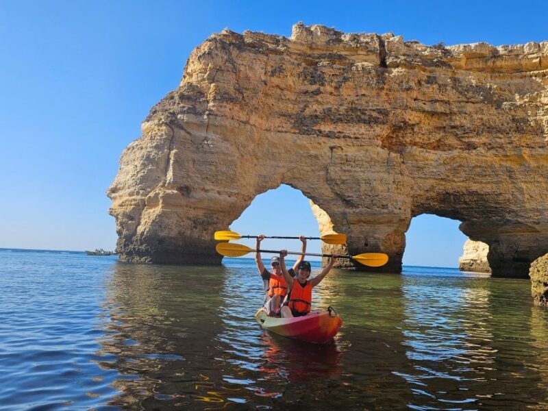 Lagoa: Benagil Cave and Marinha Beach Guided Kayaking Tour - The Sum Up