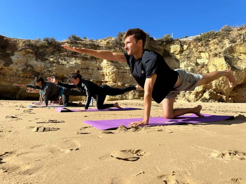 Lagos: Flow & Glow | Morning Beach Hatha Flow Yoga - The Location: Praia da Batata