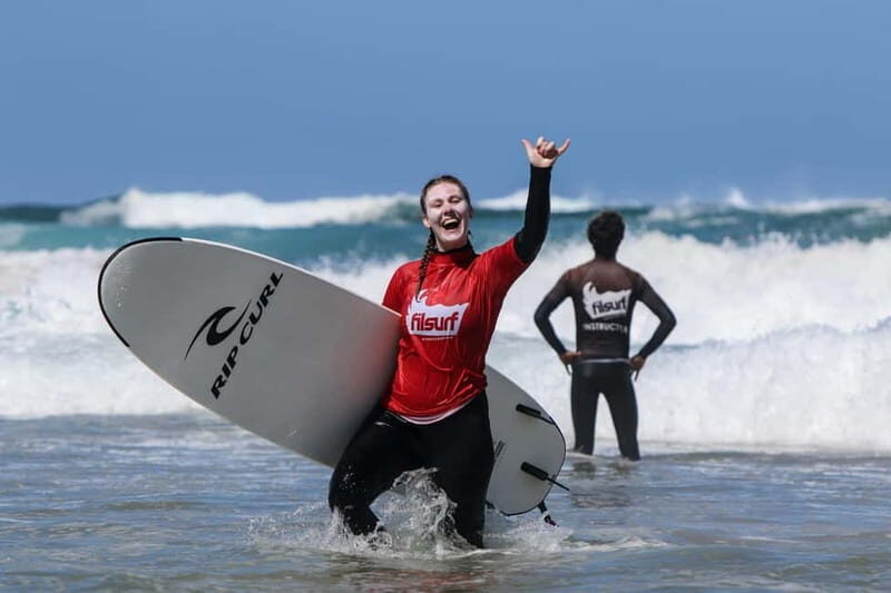 Lagos: group surf lessons for all levels - Key Points