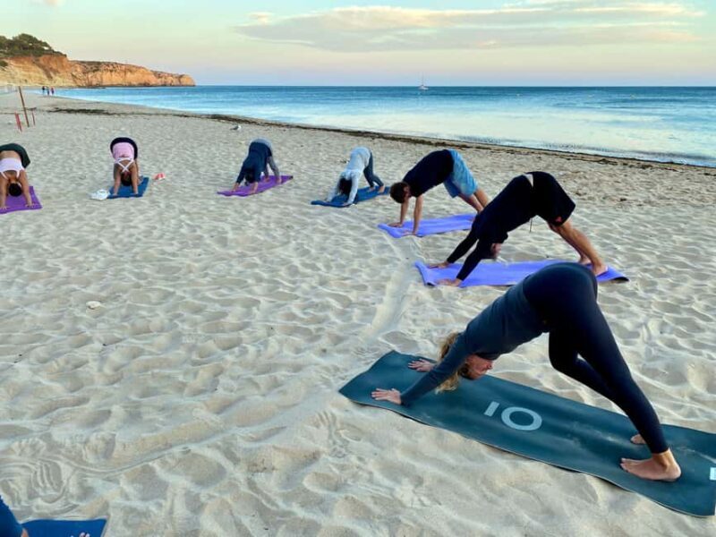 Lagos: Ocean Calm | Beach Yoga & Handpan Sound Journey - Key Points