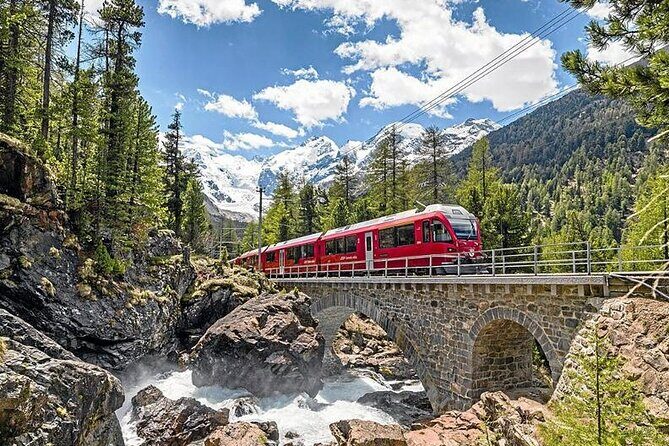 Lake Como cruise, St.Moritz and Bernina Red Train - Key Points