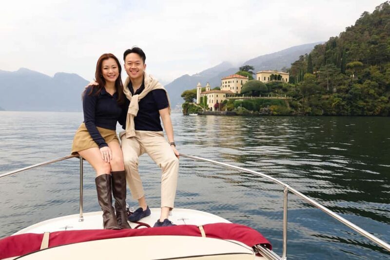 Lake Como: Proposal Boat Tour and professinal Photoshoot - Key Points