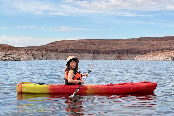 Lake Powell Guided Kayak and Water Antelope Canyon Tour - Kayaking on Lake Powell