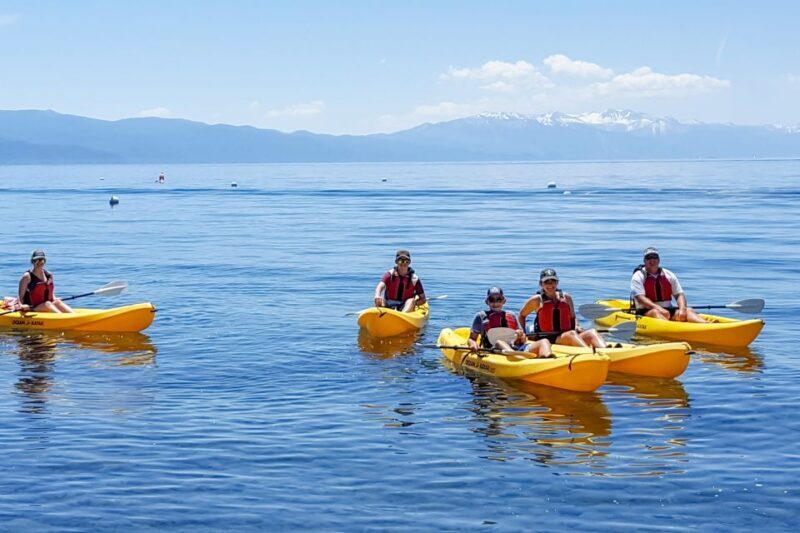 Lake Tahoe: Discover Kayaking or Paddleboarding Tour - Duration & Booking Flexibility