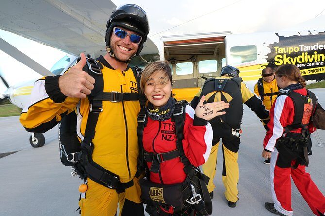 Lake Taupo 12,000-Foot Tandem Skydiving - Key Points