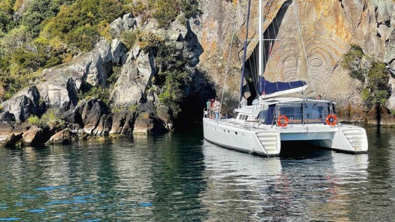 Lake Taupo: Luxury Sailing Catamaran to Mori Rock Carvings - The Value of the Experience
