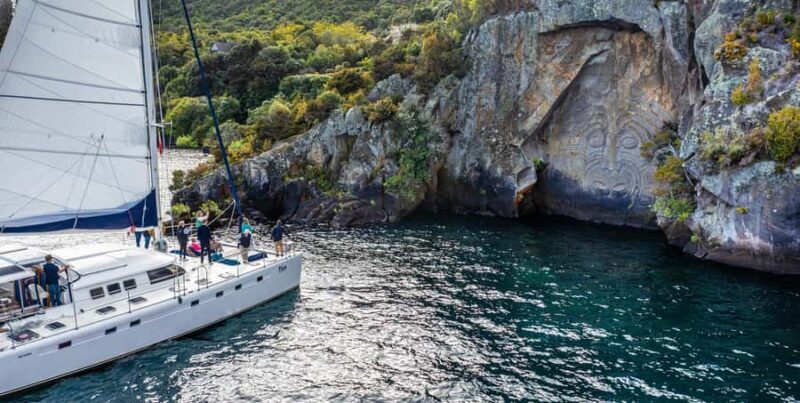 Lake Taupo: Luxury Sailing Catamaran to Mori Rock Carvings - Authentic Experiences from Travelers