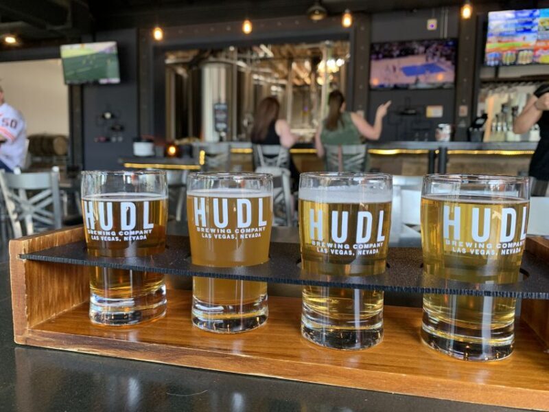 Las Vegas: Brewery Tour by Party Bus with 3 Flights of Beer - Key Points