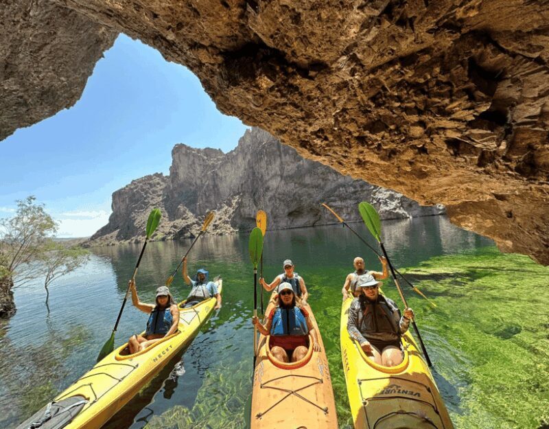 Las Vegas: Emerald Cave Kayak Tour Self- Drive - Paddling into the Black Canyon