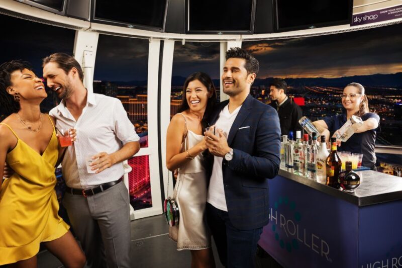 Las Vegas: High Roller Entry Ticket with In-Cabin Open Bar - An In-Depth Look at the High Roller Experience