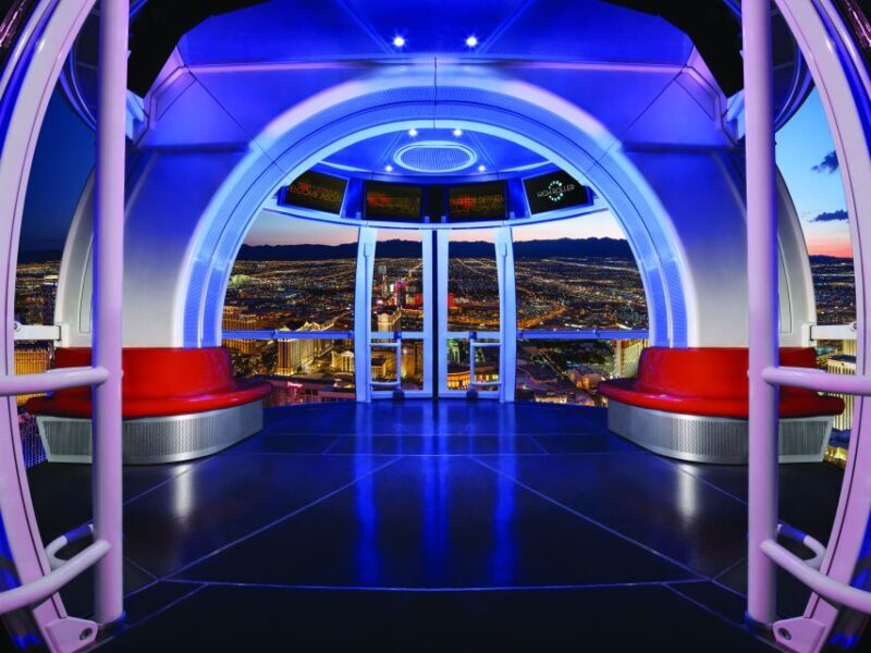 Las Vegas: High Roller Entry Ticket with In-Cabin Open Bar - FAQs