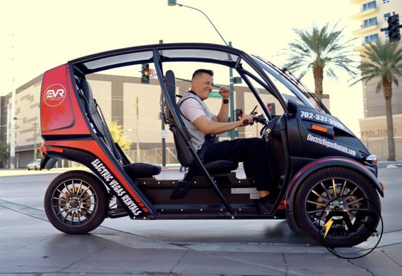 Las Vegas: Self-Drive Strip Tour in an Electric EVR car - Key Points