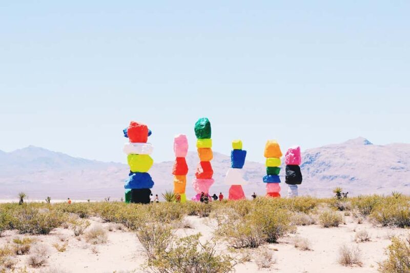 Las Vegas: Valley of Fire Seven Magic Mountains Welcome Sign - Key Points