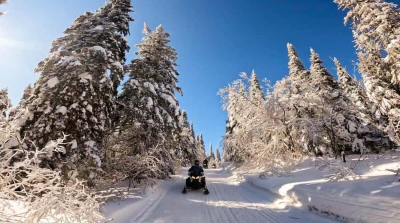 L'Ascension: Snowmobiling Upper Laurentians 2hrs - Getting a Feel for the Experience