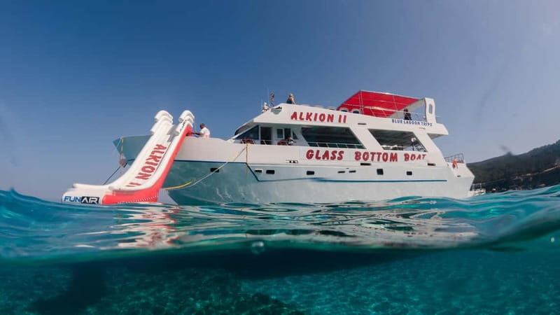 Latchi: Blue Lagoon Glass Bottom Boat Cruise with Drinks - Key Points