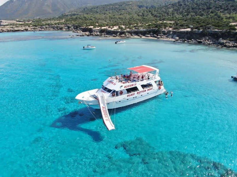 Latchi: Blue Lagoon Glass Bottom Boat Cruise with Drinks - What to Expect from the Blue Lagoon Glass Bottom Boat Tour