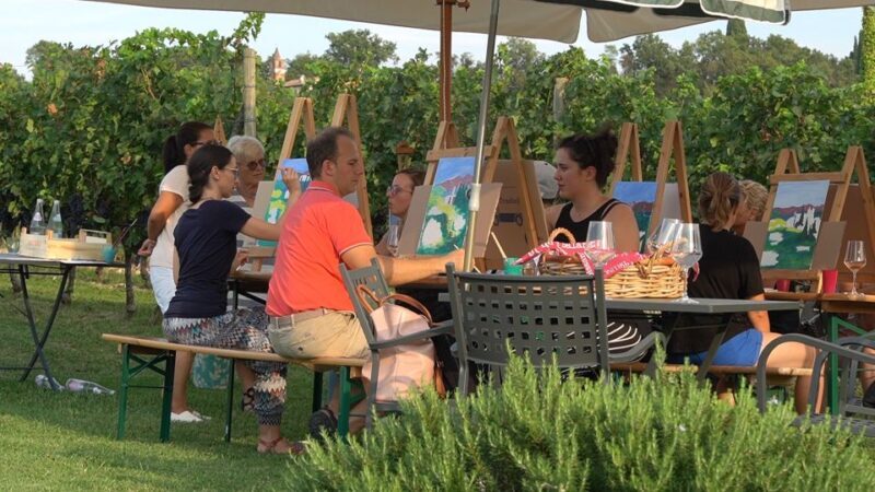 Lazise: Painting Expereince with Wine and Local Food Platter - The Wines and Food: A Tasty Companion
