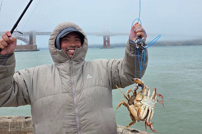 Learn to Catch and Cook Crab under Golden Gate Bridge SF - How About the Price?