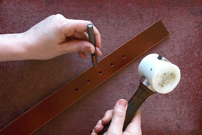 Leather belt making workshop - Key Points