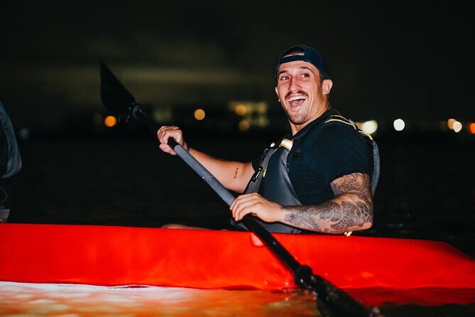 LED Bio Comb Jelly Clear Bottom Kayak or Paddleboard Tour! - Key Points: