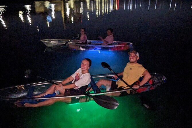 LED Glow in the Dark Clear Kayak or Clear Paddleboard in Paradise - The Experience in Detail: What Makes It Special