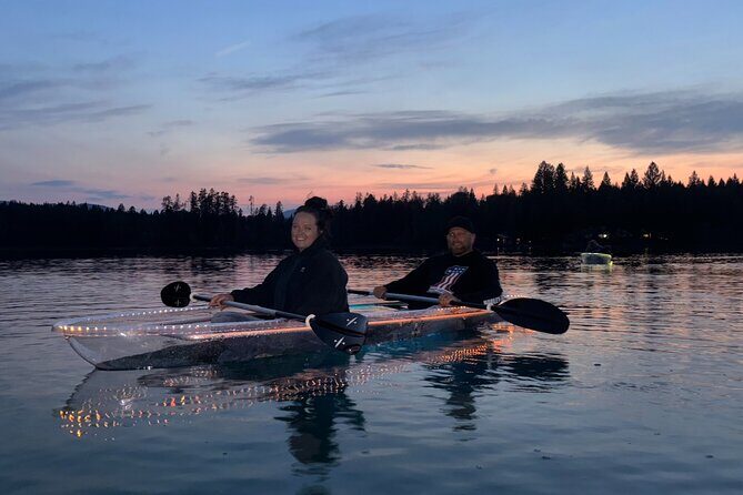 LED Illuminated Sunset Clear Kayak Tour //Kalispell, MT// - Setting the Scene: What to Expect