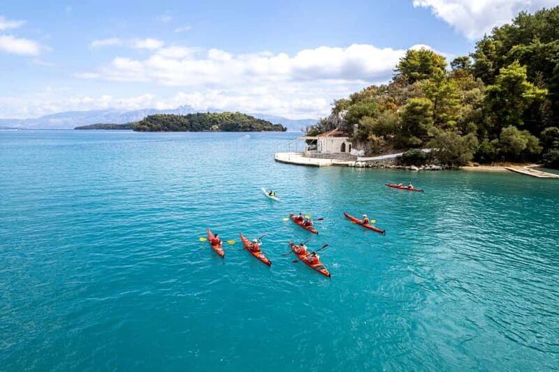 Lefkada:Nydri, Scorpios Kayak Odyssey Island Hopping - Key Points