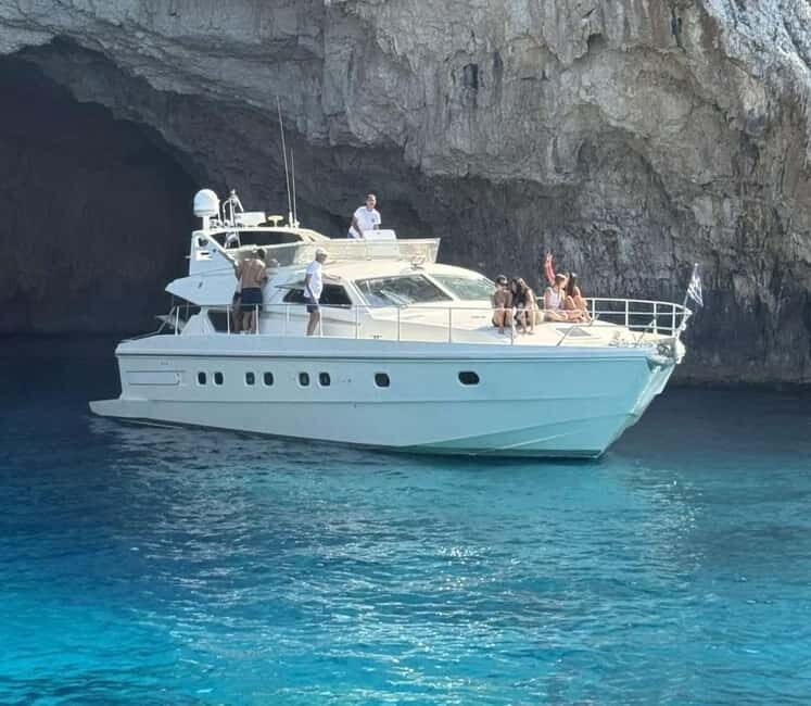 Lefkimmi: Sivota Village, Blue Lagoon and Cave Sunset Cruise - Key Points