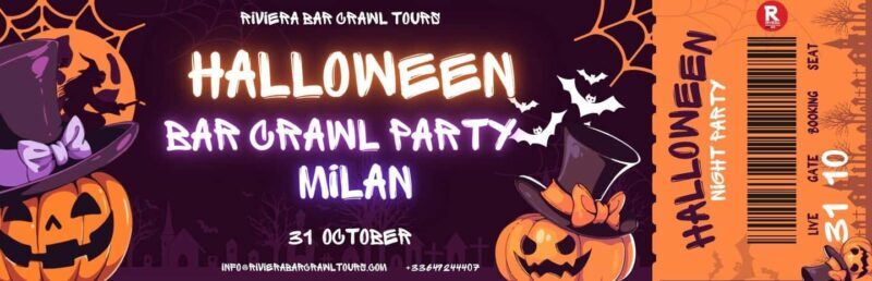 Legendary Halloween Pub Crawl Party in Milan 2025 - Breakdown of the Itinerary