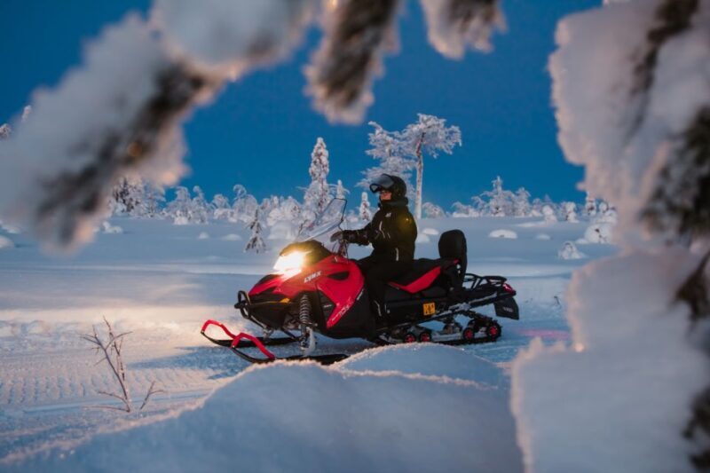 Levi: Evening Snowmobile Safari - The Campfire Experience