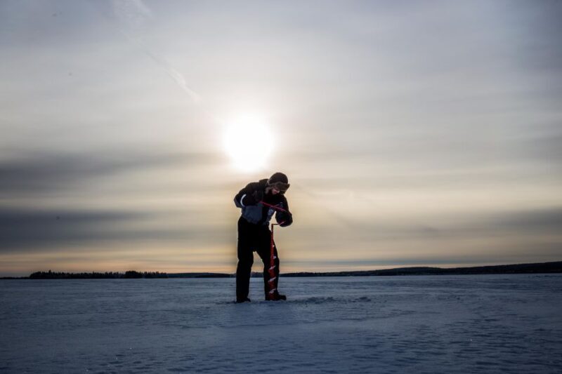Levi: Ice Fishing on a Frozen Lake - Who Would Love This Tour?