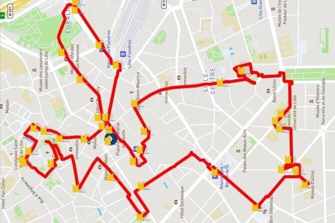 Lille: City Walk with Audio Guide in 7 Languages on your Phone - FAQs