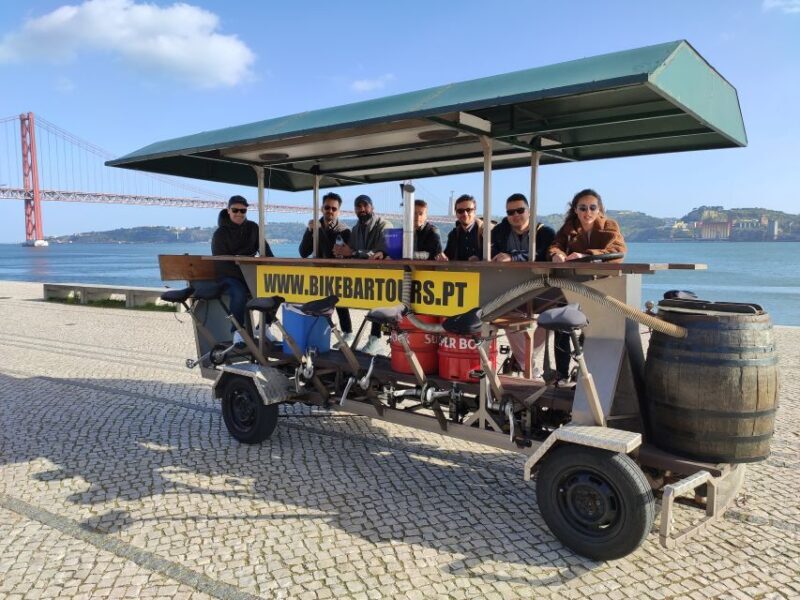 Lisbon: 1-Hour Beer Bike Tour with Draft Beer & Sangria Ride - Key Points